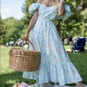 LoveShackFancy Target Estelle Puff Sleeve Dress